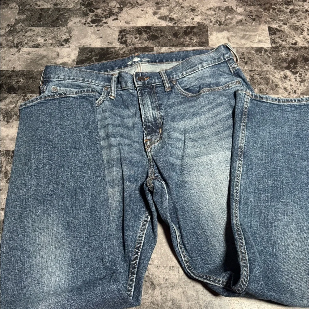 Old Navy Men's Light Blue Straight Jeans
